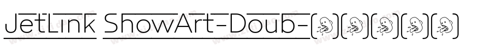 JetLink ShowArt-Doub字体转换